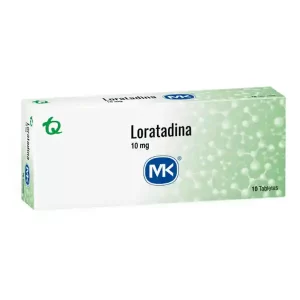 Loratadina  10 mg mk  x 10 tabletas