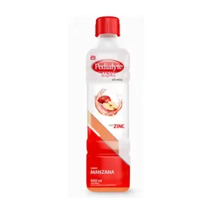 Pedialyte 60 Zinc Sabor manzana 500ml