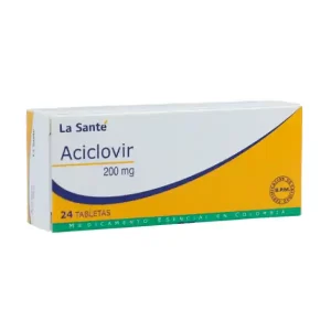 Aciclovir La Santé 200 mg – Caja x 24 tabletas