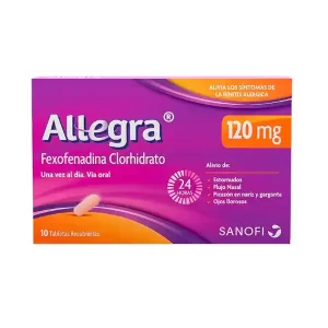Allegra 120Mg Caja X 10 Tabletas