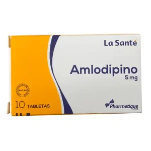 Amlodipino La Santé 5 mg – Caja x 10 tabletas