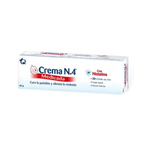 CREMA N°4 MEDICADA CON NISTATINA 60 g